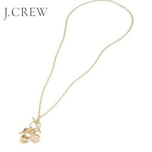 NWT J. Crew Lock and key charm necklace